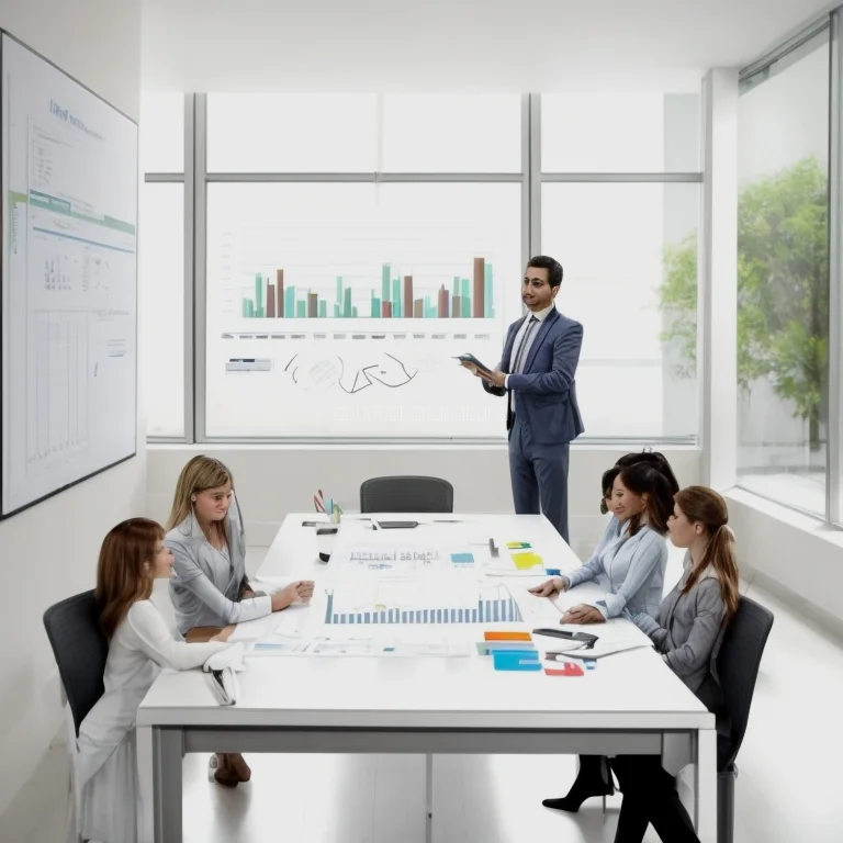 Team diskutiert Prozessabläufe